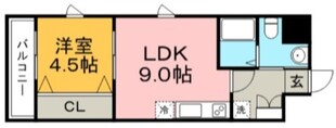 西鉄久留米駅 徒歩13分 3階の物件間取画像